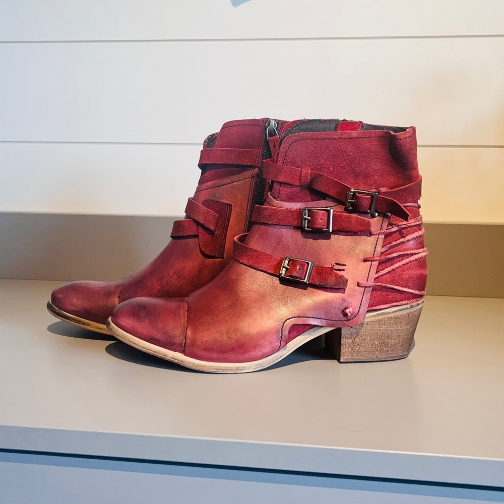 Bed Stu Roan- bordo jag leather boots